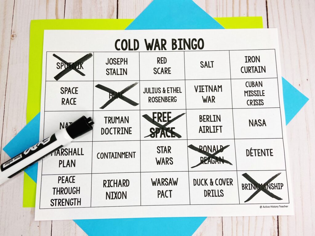 Cold War Bingo