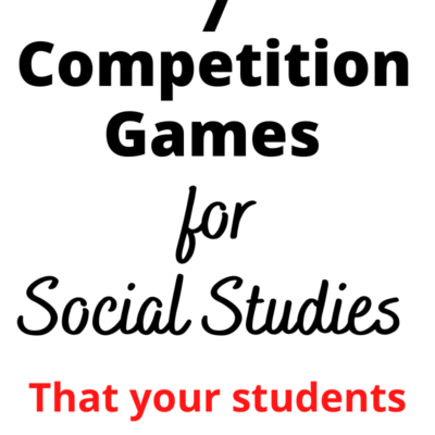 Competition Games for Social Studies