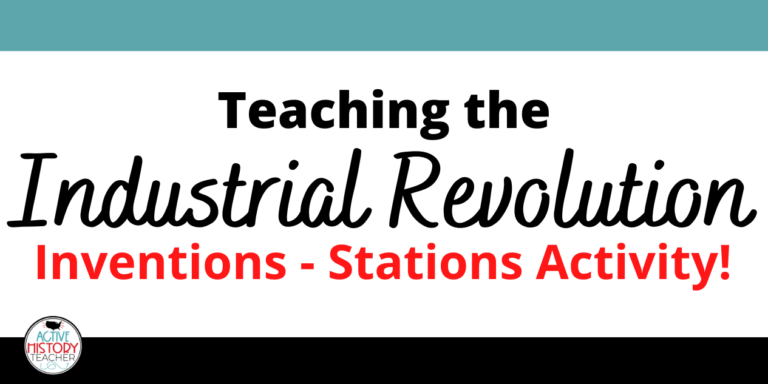 Industrial Revolution Inventions Activity