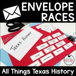 US Texas History Vocabulary Review Game