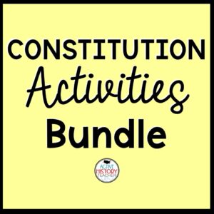 Constitution Activities Bundle