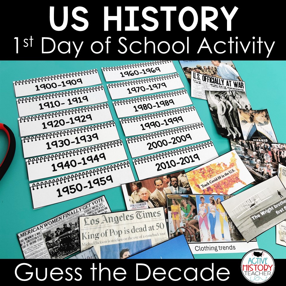 My favorite First Week of School Activity - Active History Teacher