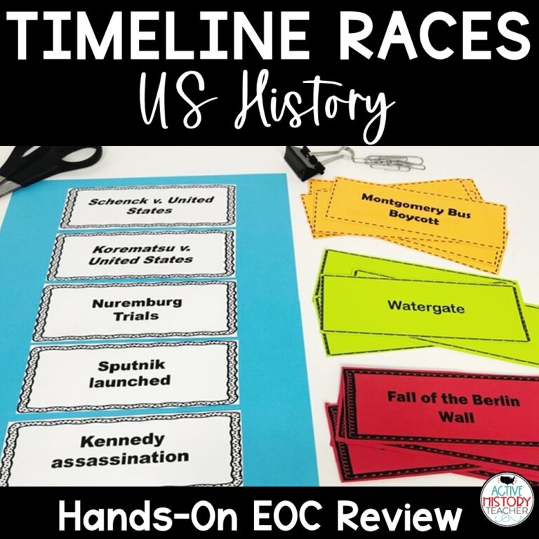 US History Timeline Activity