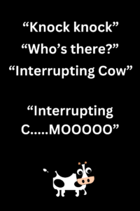 Interrupting Cow Knock Knock Joke